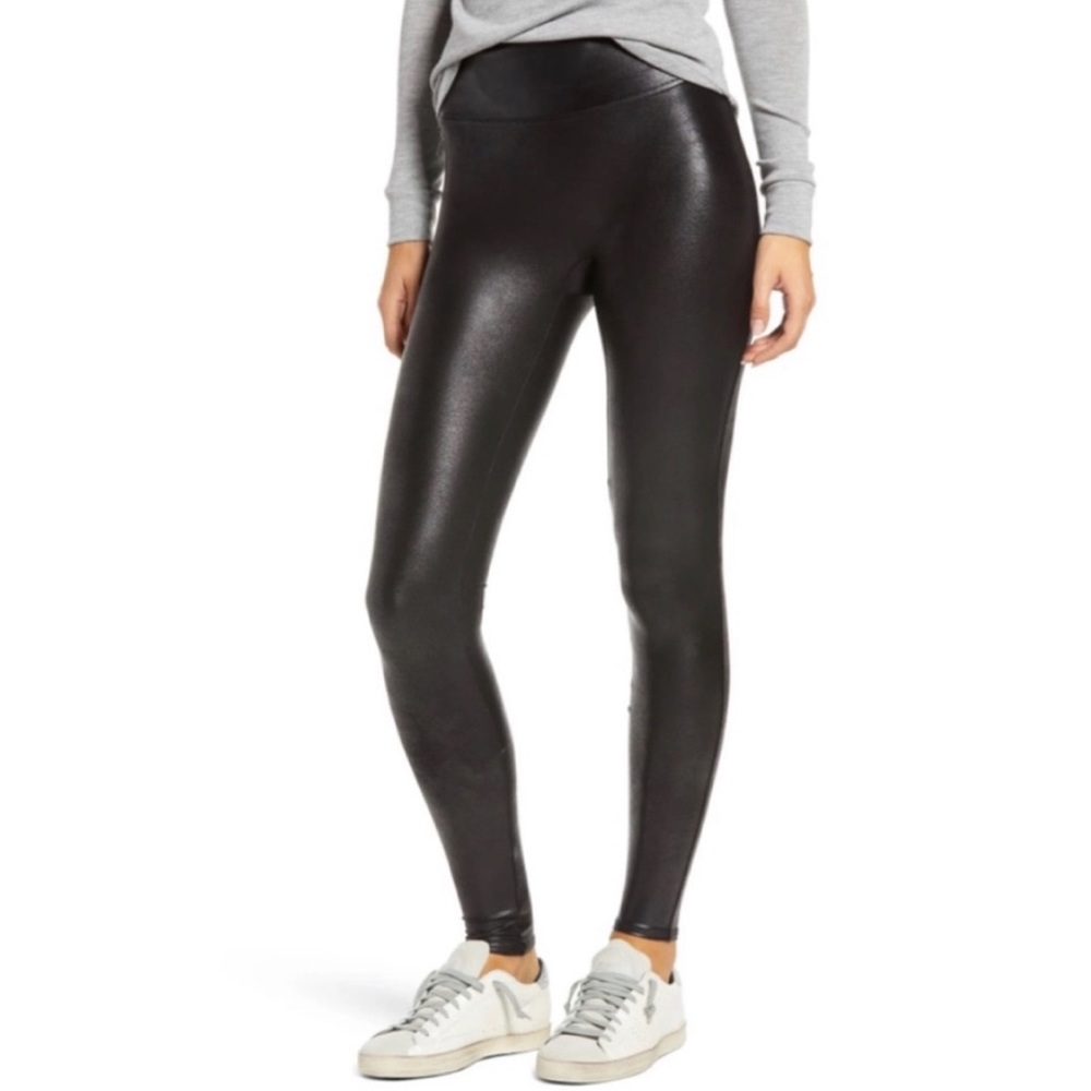Spanx Faux Leather Leggings - Picture 2 of 5